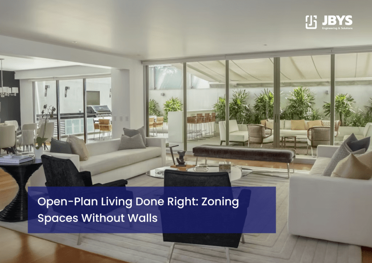 Open-Plan Living Zoning Spaces