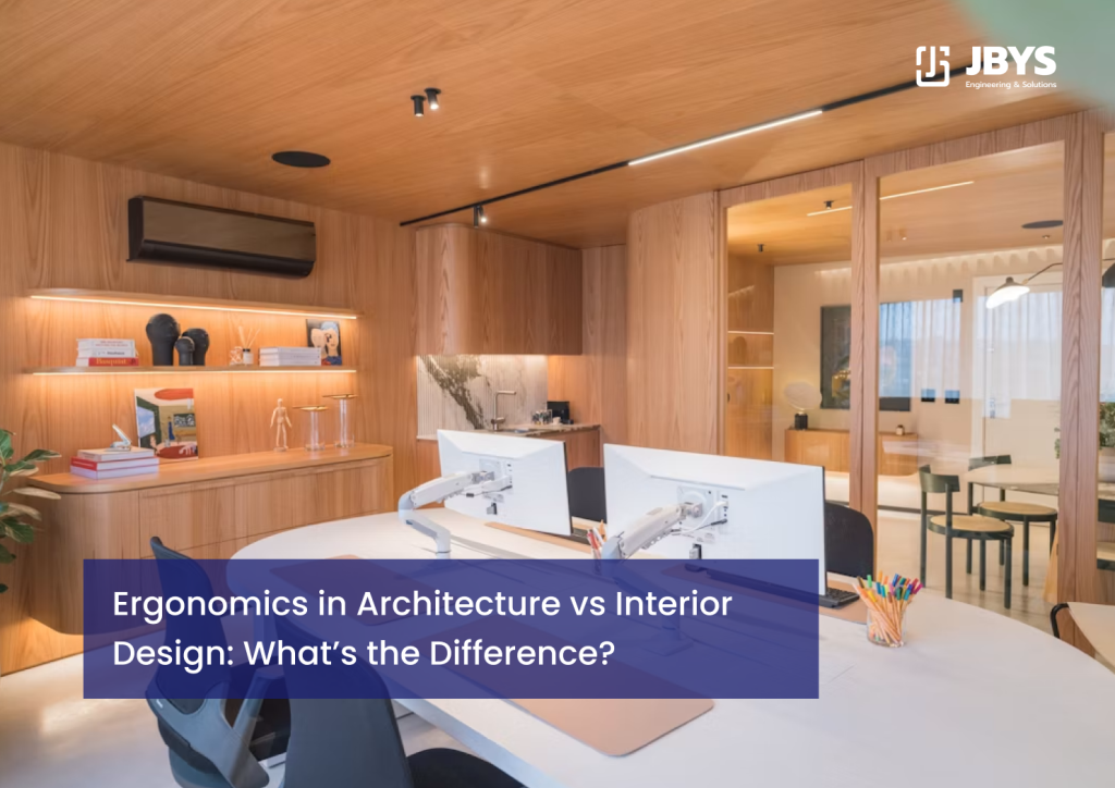 Ergonomics in Architecture vs Interior Design