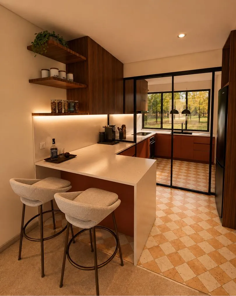 BTO interior design project by JBYS - kitchen bar counter
